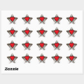 Sticker Étoile Coeur avec Wingz (Feuille)