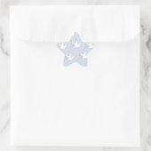 Sticker Étoile colombes blanches sur bleu (Sac)