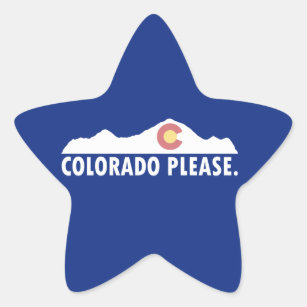 Sticker Étoile Colorado please
