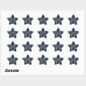 Sticker Étoile Conception (Feuille)