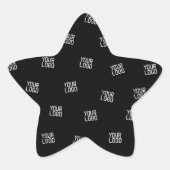 Sticker Étoile Conception aléatoire, logo ou image d'entreprise (Devant)