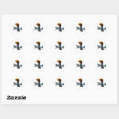 Sticker Étoile Conceptions Bizarres de Tête d'Oeuf (Feuille)