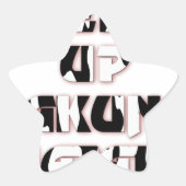 Sticker Étoile Conserver / Hakuna Matata (Devant)