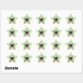 Sticker Étoile Cookies d'oeufs de Pâques - Carlin (Feuille)