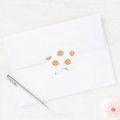 Sticker Étoile cookies sur blanc (Enveloppe)