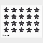 Sticker Étoile Corbeaux mystiques (Feuille)