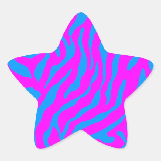 Sticker Étoile Corey Tiger 80s Tiger Stripes (Devant)