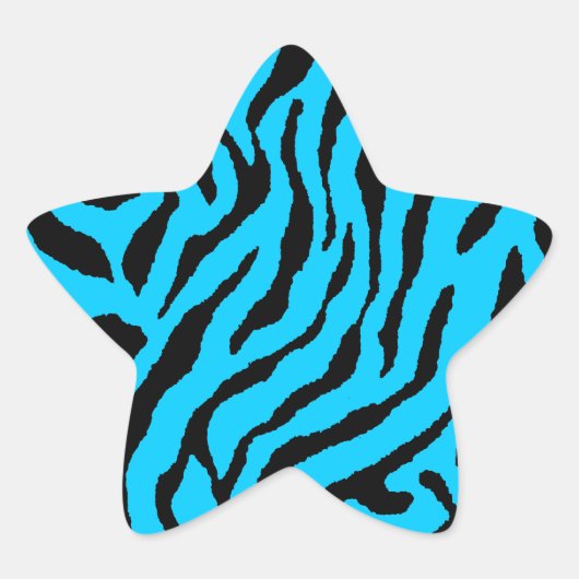 Sticker Étoile Corey Tiger 80s Tiger Stripes (Devant)