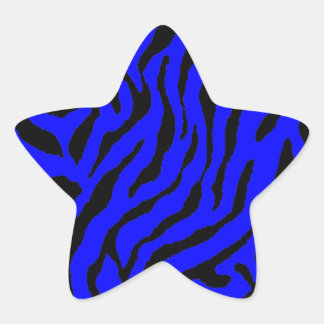 Sticker Étoile Corey Tiger Rayures Tigre 80s