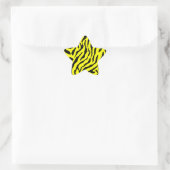 Sticker Étoile Corey Tiger Rayures Tigre 80s (Sac)