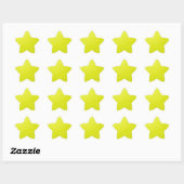Sticker Étoile Couleur jaune dorée Blanches : Ajouter une image t (Feuille)
