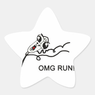 Sticker Étoile Course d'OMG ! - meme