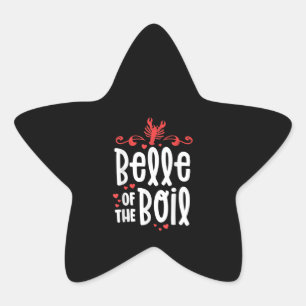 Sticker Étoile Crawfish Boil Femmes Belle D'Ébullition Sourn Caju