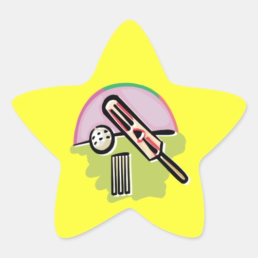 Sticker Étoile Cricket 4 (Devant)