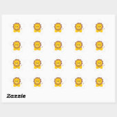 Sticker Étoile Cute Baby Lion (Feuille)