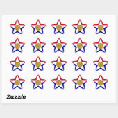 Sticker Étoile Dallas (Feuille)