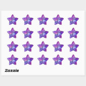Sticker Étoile dans la nuit : (Feuille)