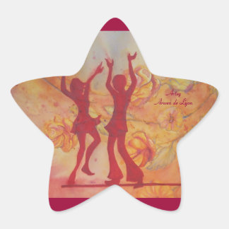 Sticker Étoile Danse