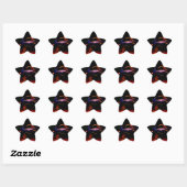 Sticker Étoile danse de voiture violette (Feuille)