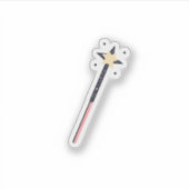 Sticker Étoile de baguette magique (Devant)