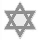 Sticker Étoile de David (Devant)