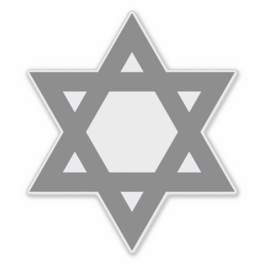 Sticker Étoile de David (Devant)