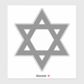 Sticker Étoile de David (Feuille)