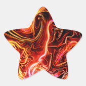 Sticker Étoile Design artistique (Devant)