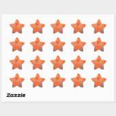 Sticker Étoile Design d'automne avec feuilles d'érable et effet b (Feuille)