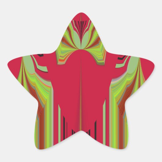 Sticker Étoile Design Hakuna Matata sans faille (Devant)