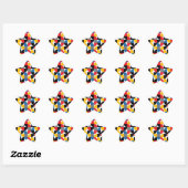 Sticker Étoile Dessin (Feuille)