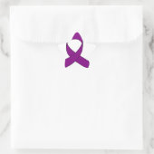 Sticker Étoile Dessin de ruban violet (Sac)