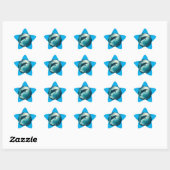 Sticker Étoile Dive Deep Live Dolphin gratuit (Feuille)