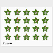 Sticker Étoile Dragon guerrier (Feuille)