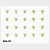Sticker Étoile Dragon stylisé (Feuille)
