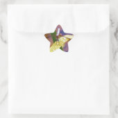 Sticker Étoile Dragonfly sur la feuille de pluie (Sac)