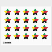 Sticker Étoile Drapeau Azawad (Feuille)