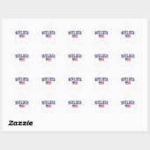 Sticker Étoile Drapeau Boulder US (Feuille)