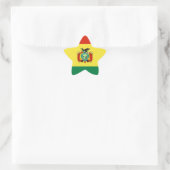 Sticker Étoile Drapeau de Bolivie (Sac)
