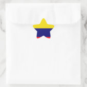 Sticker Étoile Drapeau de Colombie (Sac)