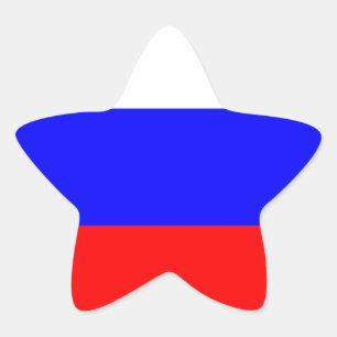 Sticker Étoile Drapeau de la Fédération de Russie - Ф л а с г Р о