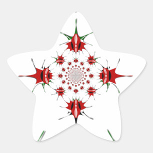 Sticker Étoile Drapeau de la République du Kenya du Bouclier Kale