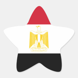 Sticker Étoile Drapeau de l'Égypte
