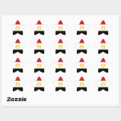 Sticker Étoile Drapeau de l'Égypte (Feuille)
