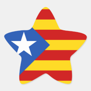 Sticker Étoile Drapeau de l'indépendance catalane "L'Estelada Bla
