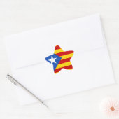 Sticker Étoile Drapeau de l'indépendance catalane "L'Estelada Bla (Enveloppe)