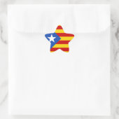 Sticker Étoile Drapeau de l'indépendance catalane "L'Estelada Bla (Sac)