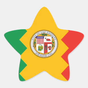 Sticker Étoile Drapeau de Los Angeles