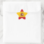 Sticker Étoile drapeau d'espagne (Sac)