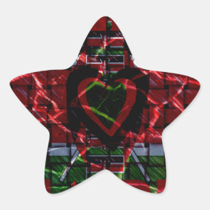 Sticker Étoile Drapeau fissuré : Faites simple - Résilience kenya